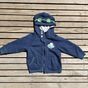 BumbleBee Boy zip up hoodie 18M